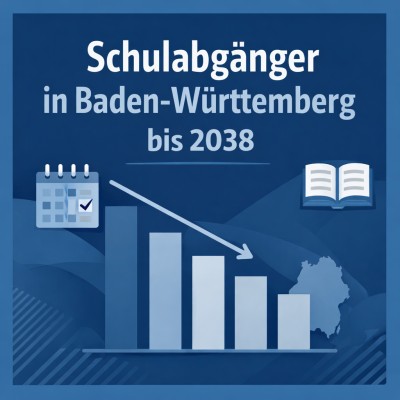 Schulabgängerzahlen in Baden-Württemberg bis 2038 stabil